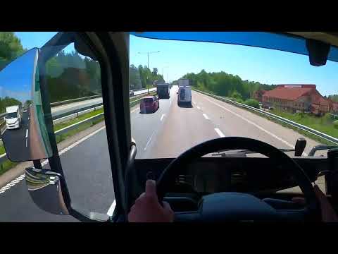 Bålsta to Jordbro, Volvo FH16 Truck + Trailer driving (24m long) vlog 🔴Livestream