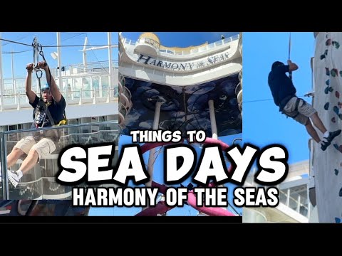 ACTIVITIES ON SEA DAYS I HARMONY OF THE SEAS #royalcaribbean #cruiseship #harmonyoftheseas #cruise