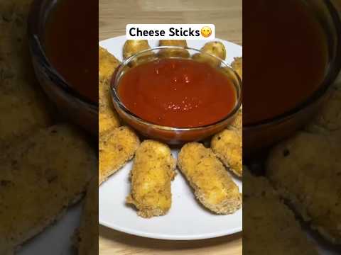 Crispy mozzarella sticks in the oven! #shorts #cheesestick #mozzarellasticks #baked #appetizer