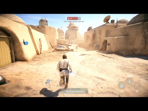 STAR WARS Battlefront II Galactic Assault (PS5) Luke Skywalker Gameplay