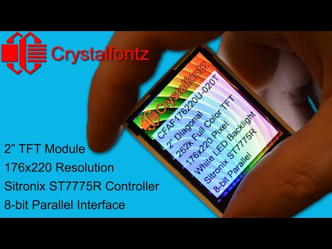 2" TFT Display Module with Sitronix ST7775R Controller