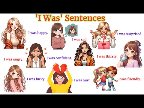 I Was' Sentences to Boost  English | Easy English Learning for Beginners | English Speaking Practice