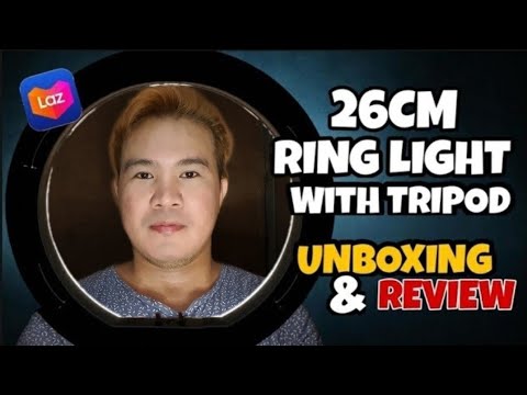 HOW TO ASSEMBLE RING LIGHT WITH TRIPOD STAND FROM LAZADA (Unboxing and Review)