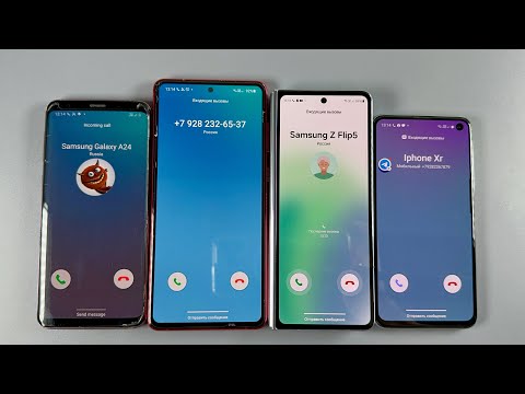 Incoming Call Samsung Galaxy Note 10 + Samsung Galaxy S9 + Samsung S10e + Samsung Galaxy Fold5