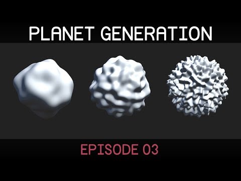 [Unity] Procedural Planets (E03: layered noise)