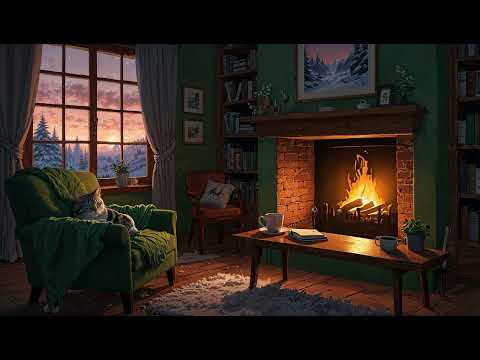 🔥 Lofi and Fire: Perfect Chill Atmosphere for Your Study Sessions 🔥🎶