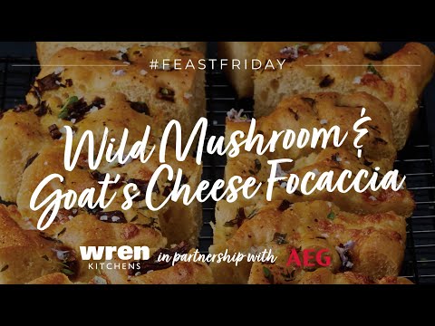 Wild Mushroom & Goat's Cheese Focaccia