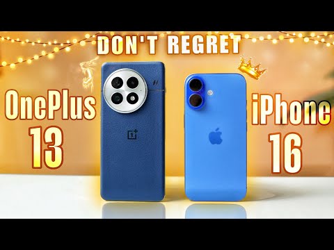 OnePlus 13 vs iPhone 16 Full Comparison - Camera, BGMI, Battery Drain & More...