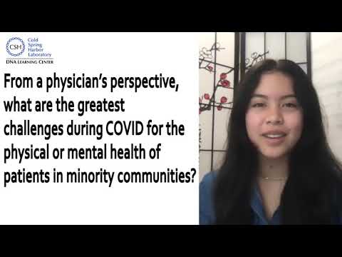 Students Talk Science — COVID-19: A physician's challenge in addressing mental health