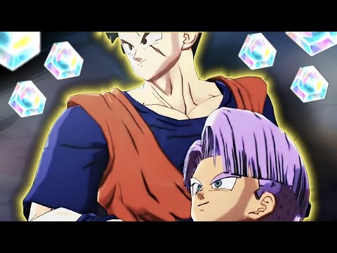 summoning until I pull the new tag LF Future Gohan and Trunks (i got lucky) | Dragon Ball Legends