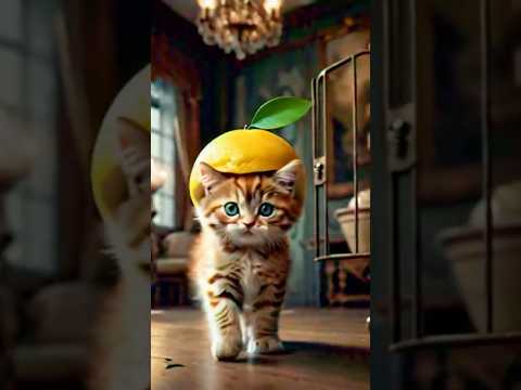 Lemon Cat?! 🙀 #cat #kitten #cute