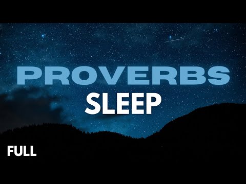 Full Book of Proverbs for Sleep with Gentle Wave Sounds | Peaceful Bible Reading & Relaxation