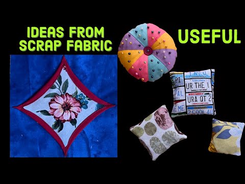 3 Easy Sewing Projects From Scrap Fabric/Handmade Ideas To Sew & Sell Fast/Leftover Fabric Sewing