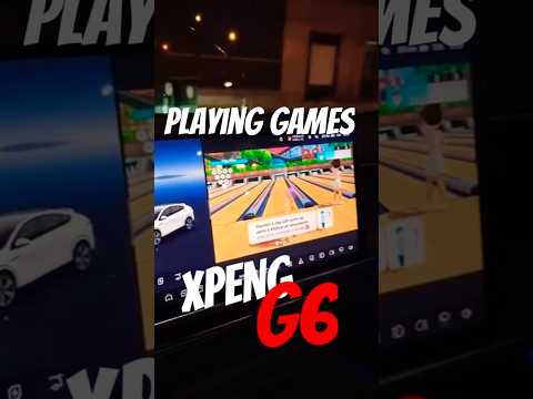 I'm playing some Nintendo Switch on Xpeng G6 while waiting for my kids. Have fun driving #xpengg6