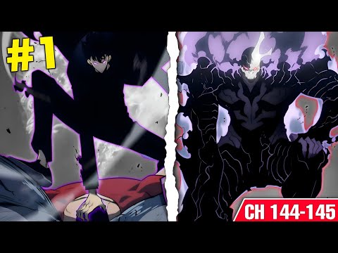 Jinwoo vs Hwang Dongsoo | International Guild Arc | Solo leveling CH 144 - 145