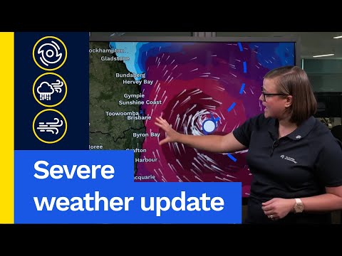 Severe Weather Update 4 March 2025: Tropical Cyclone Alfred update, crossing likely for SE Qld