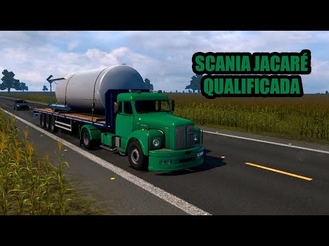 Scania jacaré qualificada! - Mod Euro Truck Simulator 2 1.50 #42