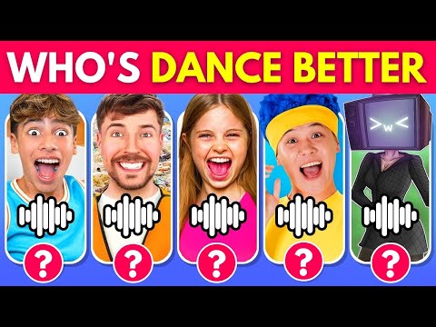 Who's Dance Better?💃| Super Mario Bros, MrBeast, Minions, Mr Bean, Little Tom...