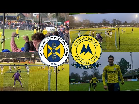 RESILIENT PERFORMANCE EARNS SAINTS A POINT AGAINST LEAGUE LEADERS! | ST ALBANS CITY VS TORQUAY VLOG