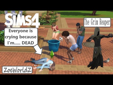 The Sims 4 - 2    I died and the Grim Reaper came