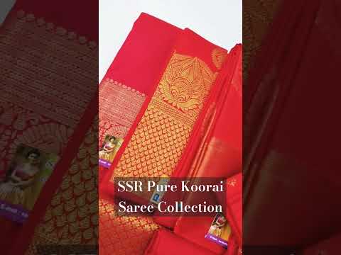 Pure Kancheevaram Silk Koorai Saree Collection #latestfashiontrends #asianbride #southasianwedding