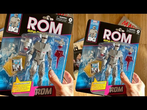 New Marvel Legends Rom Spaceknight action figure in hand package look very cool