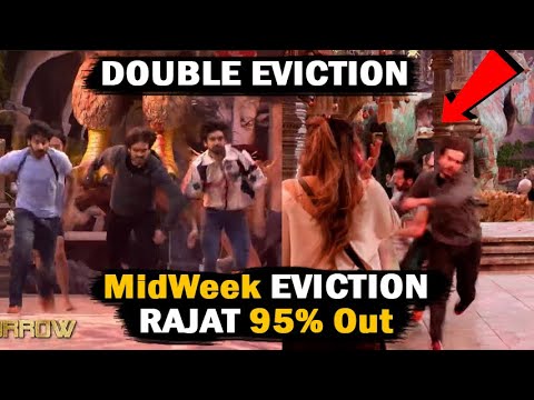 Bigg Boss 18 Today Episode Promo Double Eviction and Midweek Eviction Confirm Rajat Out #bb18