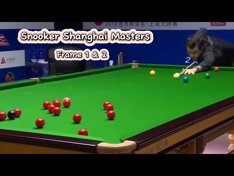 Snooker Shanghai Masters Ronnie O’Sullivan Vs Ali carter ( frame 1 & 2).