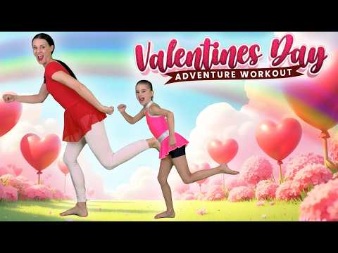 Kids Valentines Day Adventure Workout (Kids Workout!)