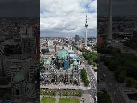 Drone footage of Berlin #Berlindrone #BerlinCathedral  #Berlintvtower #travel #djimini4pro