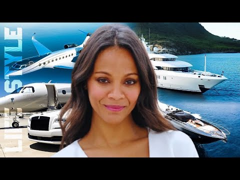 Zoe Saldana  Lifestyle ! Income, House,Net Worth, Car Collection, Mansion, Private Jet ,etc