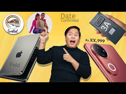 Nothing Phone 3a First Look😳, GTA 6 Launch Date😍, Apple Foldable iPhone, vivo V50 Price?