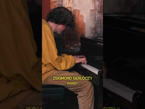 Zsigmond Gerlóczy a great new pianist! #piano #pianomusic #improvisation #shorts