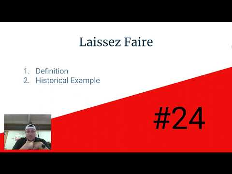 EOC Review: Laissez Faire