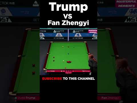 Judd Trump vs Fan Zhengyi - English Open Snooker 2024 - Last 16 #shorts #shortsyt #snooker #wst