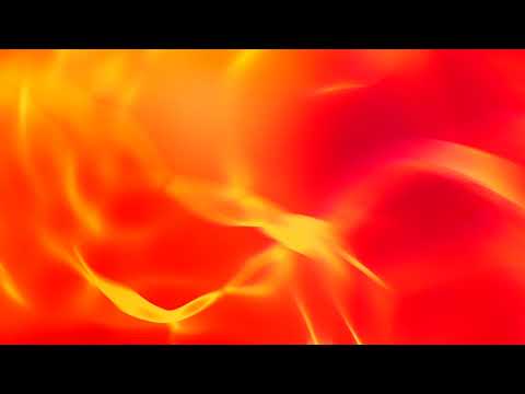 2 Hour Loop Burning Background Animation 🔥 | Screensaver with LED | Changing Colors Mood Lights