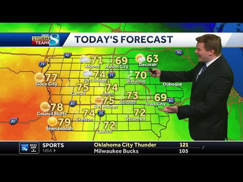 Iowa Weather: Spring warmth returns today