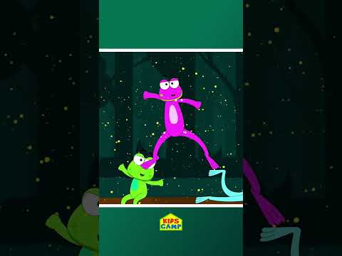 Learn Colors With Frog Finger Family Song #shorts #fingerfamily