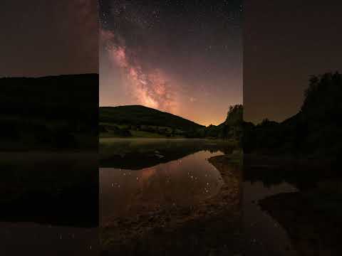 A night under the stars in Smolsko, Bulgaria 🌌 #Astrophotography #Short #Timelapse #Universe