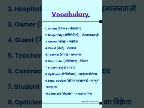 Vocabulary | day04 | english learning | #english #shorts |