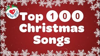 Top 100 Christmas Songs and Carols Playlist with Lyrics 🎅 Best Christmas Songs 🎄