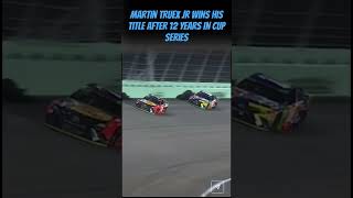 Martin Truex jr title moment #nascar #nascarnation