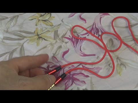 3.5 mm Male to 3.5 mm Male Jack Audio Cable 1.2 m Unboxing and Test