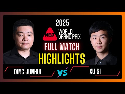 Ding Junhui vs Xu Si Full Highlights | World Grand Prix 2025 | #snooker2025 | #snooker