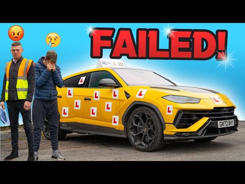 Taking A Driving Test In A Lamborghini Urus