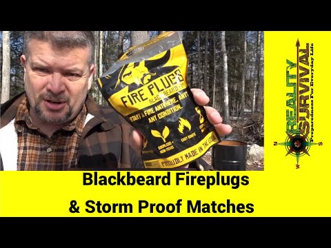 Blackbeard Fireplugs And Storm Proof Matches