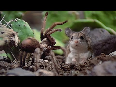 Wild America Short | Grasshopper Mouse Versus Tarantula