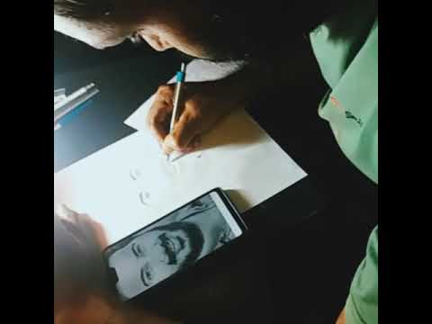 DQ drawing || Dulquar whatsapp status II pencil sketch