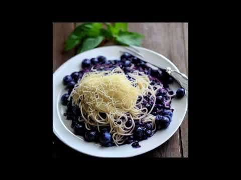 Stable diffusion dreams of "blueberry spaghetti" for one night