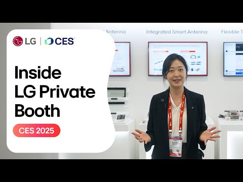 LG VS Company at CES 2025 : Inside LG Private Booth I LG